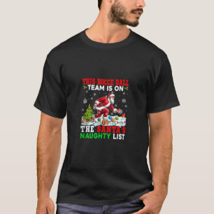 Bocce Ball Team ist On Weihnachten Naughty Li T-Shirt