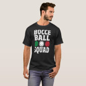 Bocce Ball Team Italienisch Bowilning Bocce Coach T-Shirt (Vorne ganz)