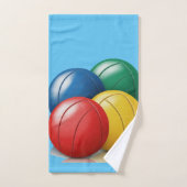 Bocce Ball Team Player Badhandtuch Set (Handtuch)