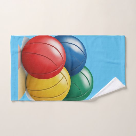 Bocce Ball Team Player Badhandtuch Set (Handtuch)