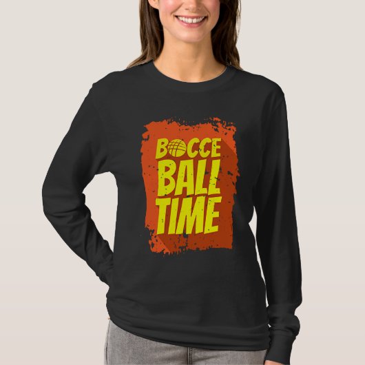 Bocce Ball Time Bocce Ball Player T-Shirt (Vorderseite)