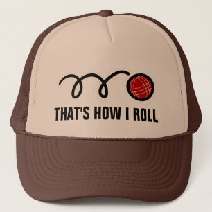 Bocce ball trucker hat for players and fans truckerkappe