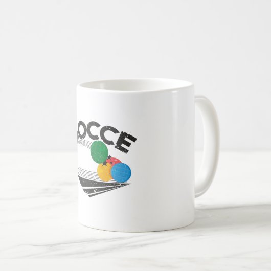 Bocce Balls Game Kaffeetasse (VorderseiteRechts)
