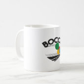 Bocce Balls Game Kaffeetasse (Vorderseite Links)