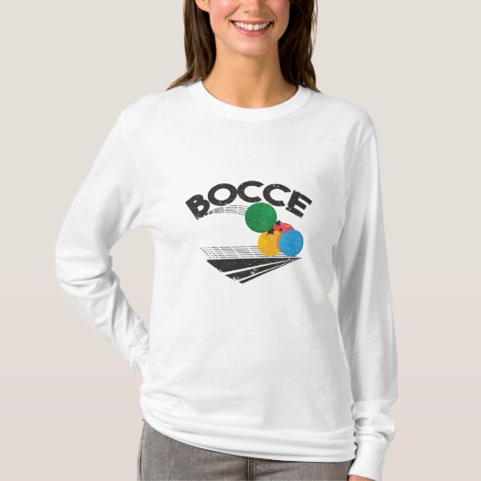Bocce Balls Game T-Shirt (Vorderseite)