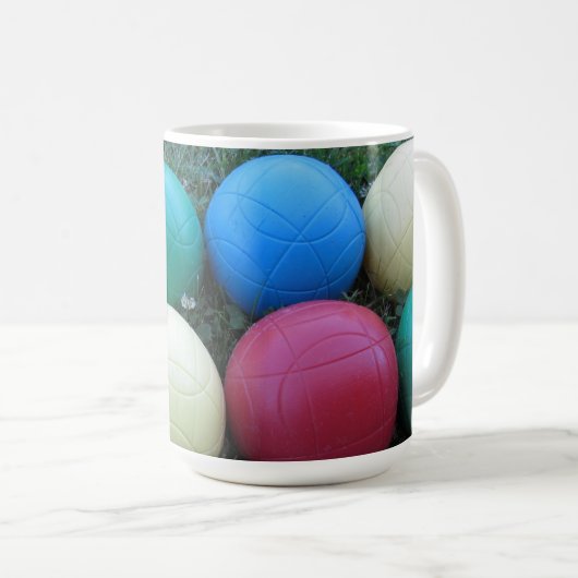 Bocce Balls Kaffeetasse (VorderseiteRechts)