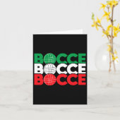 Bocce - Bowling Boule Bo,  für die Begeisterung vo Karte (Gelbe Blume)