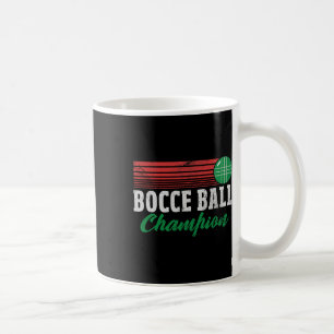 Bocce-Byll-Champion italienischer Bocci-Spieler-Ch Kaffeetasse