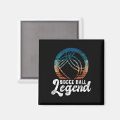 Bocce Byll Legend - Rasenspiel Boule Byll F Magnet (Vorderseite/Rückseite)