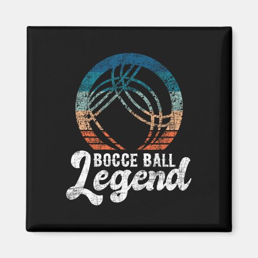 Bocce Byll Legend - Rasenspiel Boule Byll F Magnet (Vorne)