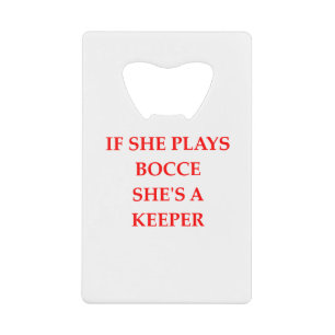 BOCCE GELDBEUTEL FLASCHENÖFFNER