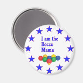 Bocce Mama Magnet (Vorderseite/Rückseite)