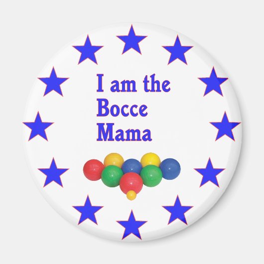 Bocce Mama Magnet (Vorne)