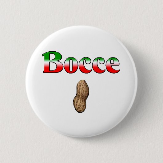 Bocce Nuss Button (Vorderseite)