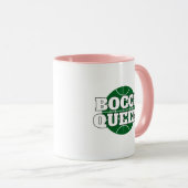 Bocce Queen Tasse für Bocci-Spieler (VorderseiteRechts)