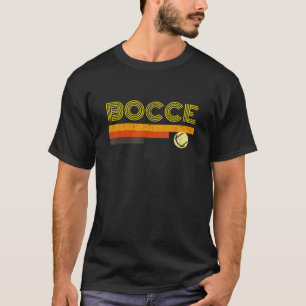 Bocce Retro Vintag 70 Männer Frauen Geschenk Bocce T-Shirt