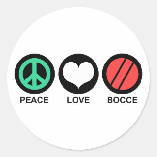 Bocce Runder Aufkleber