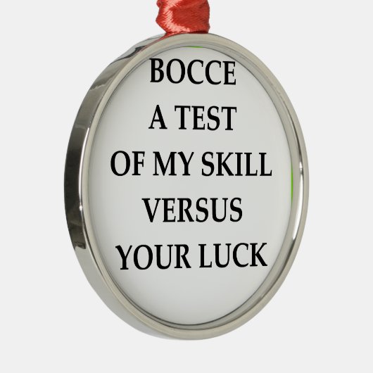 BOCCE SILBERNES ORNAMENT (Rechts)