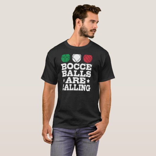 Bocce Sport Bocce Player Bowling Bocce B T-Shirt (Vorne ganz)