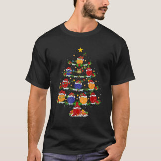 Bocce Sports Lover Xmas Lights Bocce Ball Christma T-Shirt