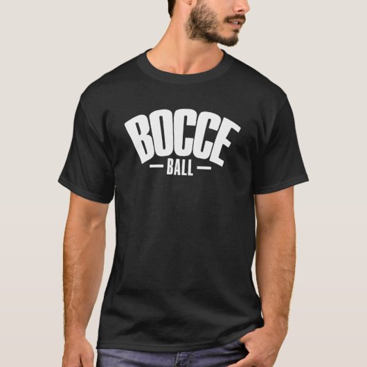Bocce Sprichwort Bocce Ball mit Jack Boccce Game B T-Shirt (Vorderseite)