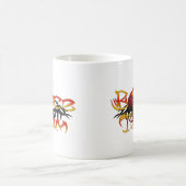 Bocce Team Black Tribal Design Kaffeetasse (Mittel)