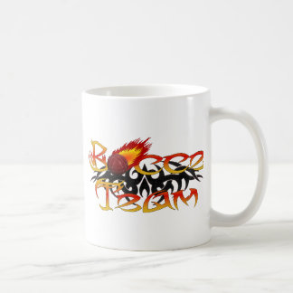 Bocce Team Black Tribal Design Kaffeetasse