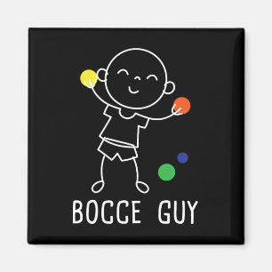Bocce-Typ - Rasenbowling Byll Game Enthusiast Boul Magnet