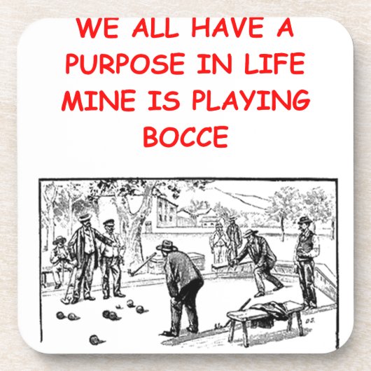 BOCCE UNTERSETZER (Vorderseite)