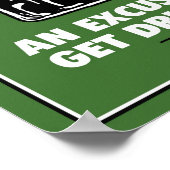 Bocce Vaters Poster - Grün (Ecke)