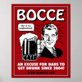 Bocce Vaters Poster - Red (Vorne)