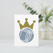 Boccia-Boule-Champion Postkarte (Stehend Vorderseite)