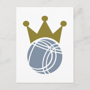 Boccia-Boule-Champion Postkarte