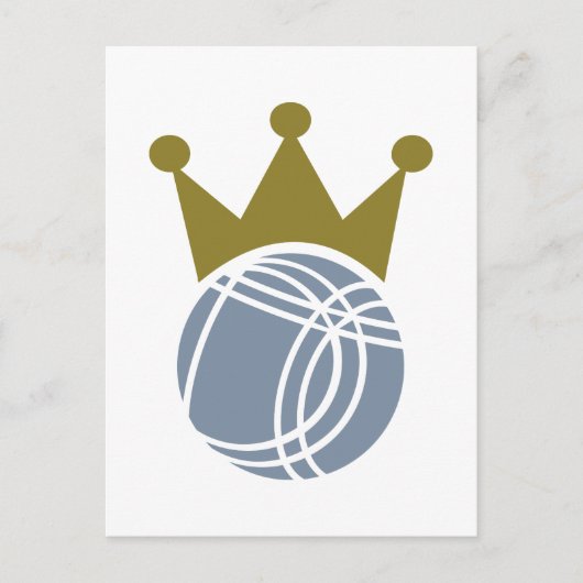 Boccia-Boule-Champion Postkarte (Vorderseite)