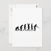 Boccia-Boule-Evolution Postkarte (Vorne/Hinten)