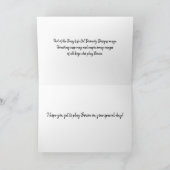 Boccia Boy in Rollstuhlkarte Karte (Innenseite)