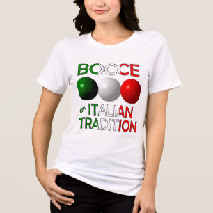 Boccia eine italienische Tradition Tri-Blend Shirt