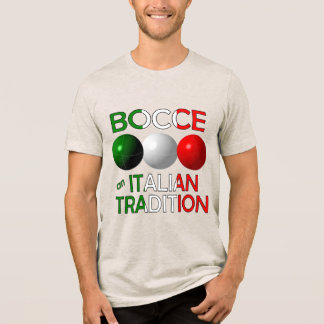 Boccia eine italienische Tradition Tri-Blend Shirt