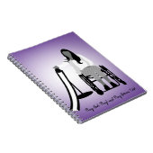 Boccia Girl mit Ramp Notebook Notizblock (Rechte Seite)