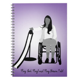 Boccia Girl mit Ramp Notebook Notizblock