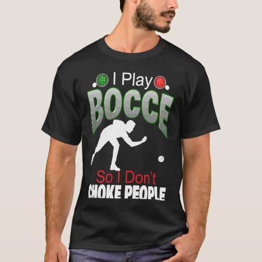 Boccia-König oder -Königin Erwachsene-Rasen-Bowlin T-Shirt (Vorderseite)