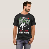 Boccia-König oder -Königin Erwachsene-Rasen-Bowlin T-Shirt (Vorne ganz)