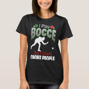 Boccia-Kugel-König oder -Königin Erwachsene-Rasen- T-Shirt
