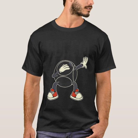 Boccia Player Bekleidung mit Dabbing Boccia Balls T-Shirt (Vorderseite)
