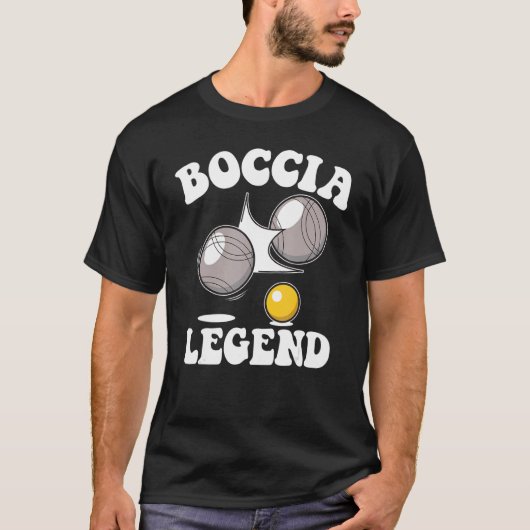 Boccia Player Boccia Legend Balls Boccia T-Shirt (Vorderseite)