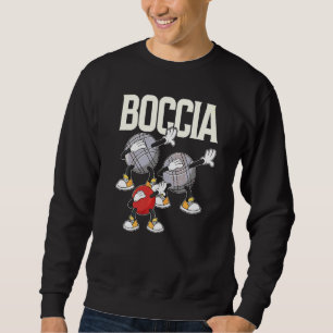 Boccia Player Kleidung mit Dabbing Boccia Balls Sweatshirt