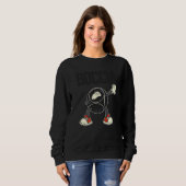 Boccia Player Kleidung mit Dabbing Boccia Balls Sweatshirt (Vorne ganz)