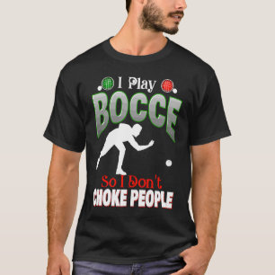 Boccie-Ball-König oder -Königin Erwachsene-Rasen-B T-Shirt
