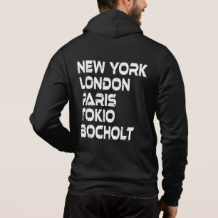 Bocholt New York London Tokio Paris Hoodie