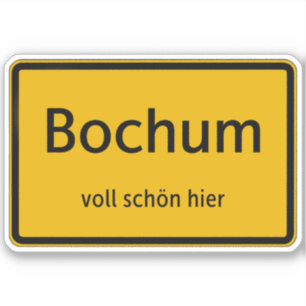 Bochum Aufkleber Sticker Autoaufkleber